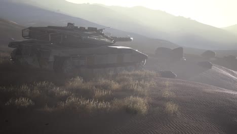 old-rusty-tank-in-the-desert